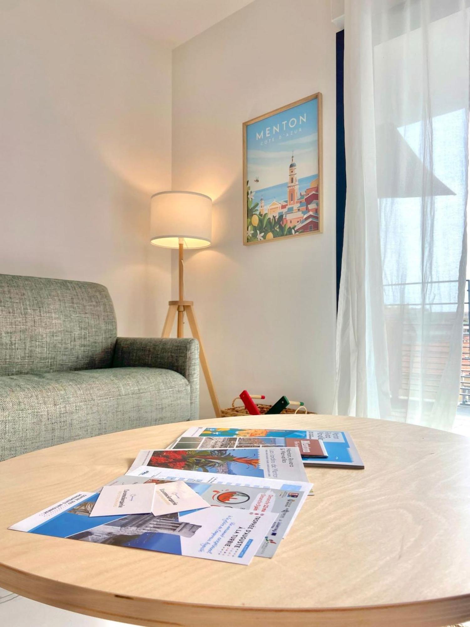 'Cap Riviera' Proche Gare Et Centre Apartment Menton Exterior photo